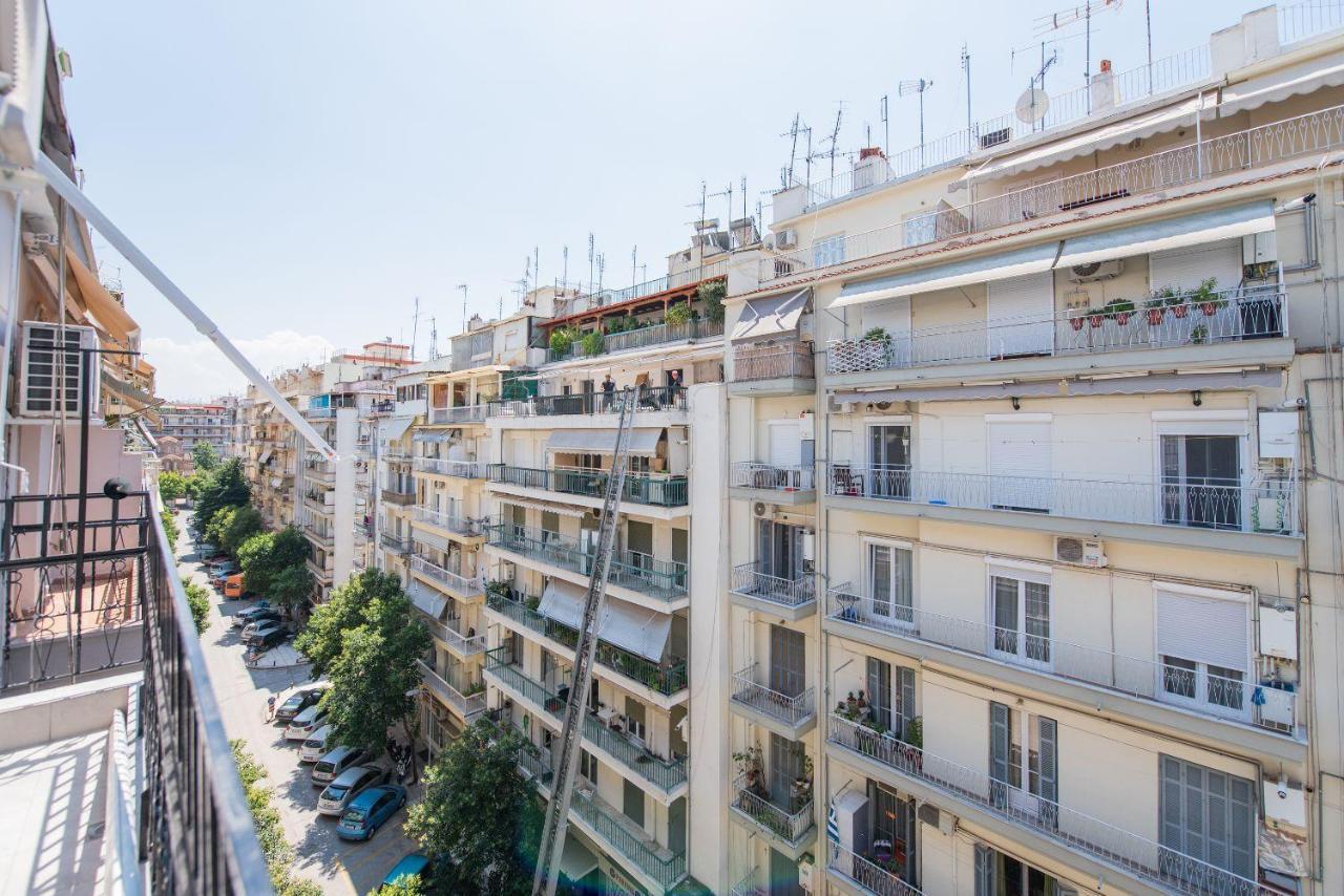 Apricot By Halu! Cozy Apt Next To Agia Sophia Metro Station Tessalónica Exterior foto
